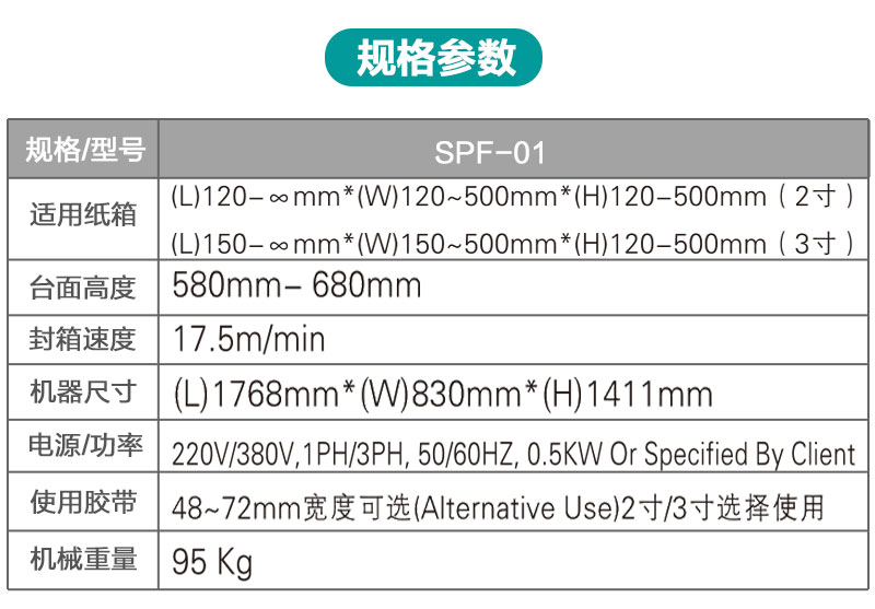 上下一字封箱机产品详情