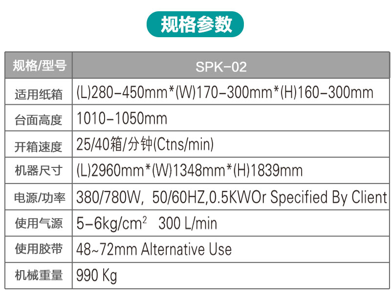 高速开箱机产品详情